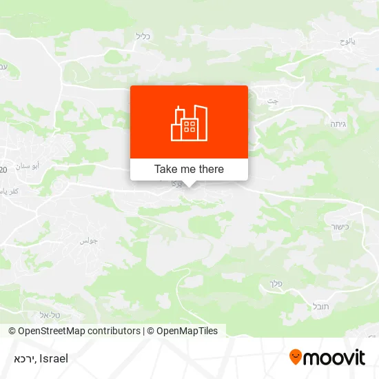 ירכא map