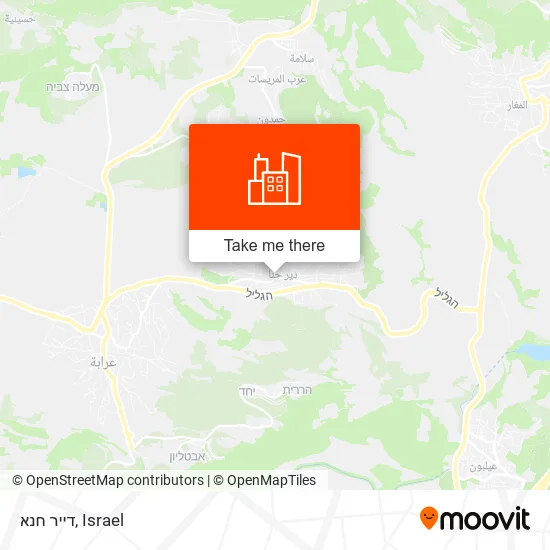 Карта דייר חנא