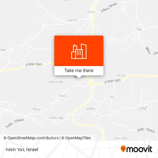 Карта כפר תפוח