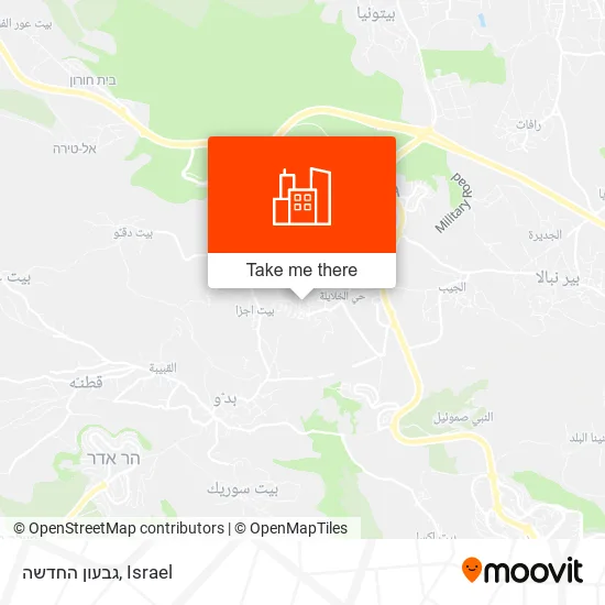 Карта גבעון החדשה