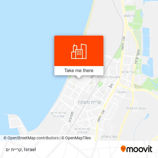 Карта קריית ים