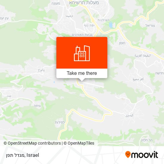 Карта מגדל תפן