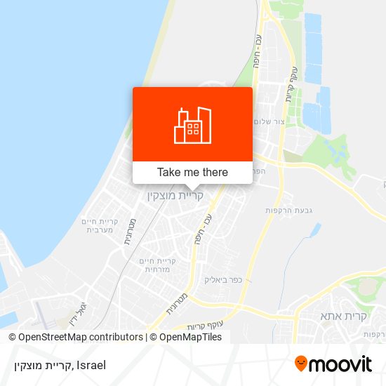 קריית מוצקין map