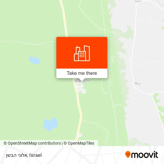 Карта אלוני הבשן
