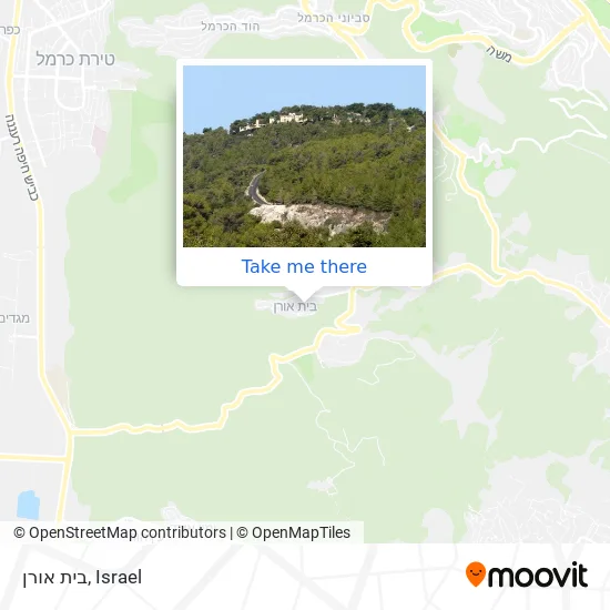 Карта בית אורן