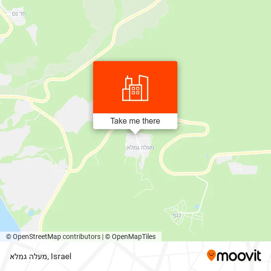 Карта מעלה גמלא