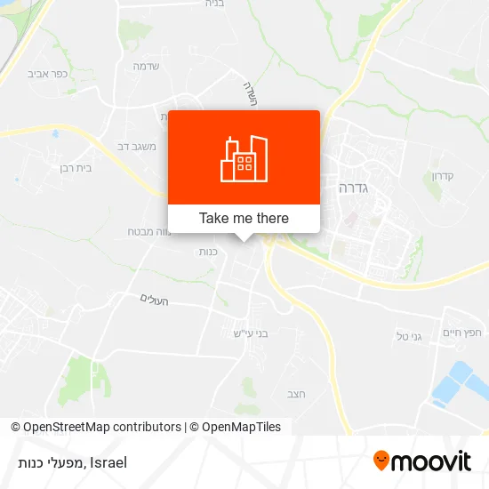 Карта מפעלי כנות