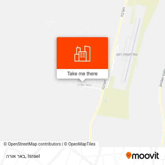 Карта באר אורה