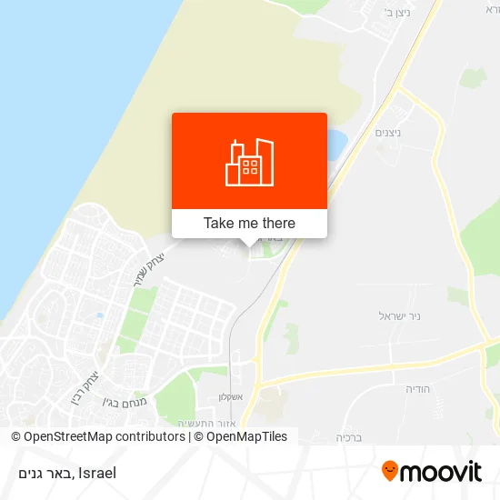 Карта באר גנים