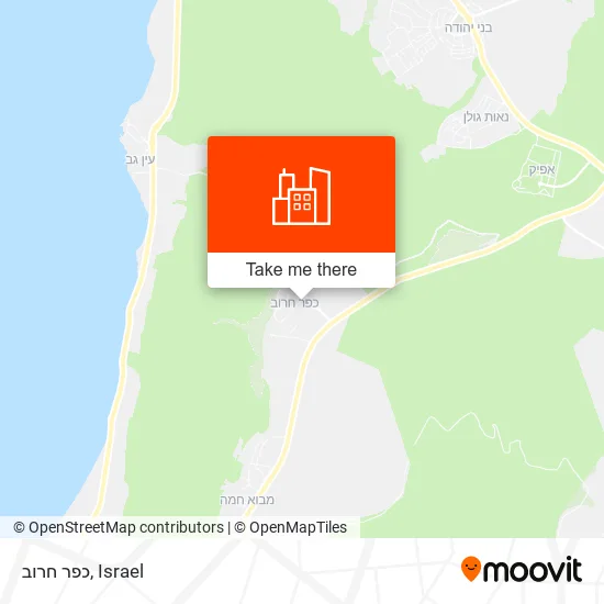 כפר חרוב map