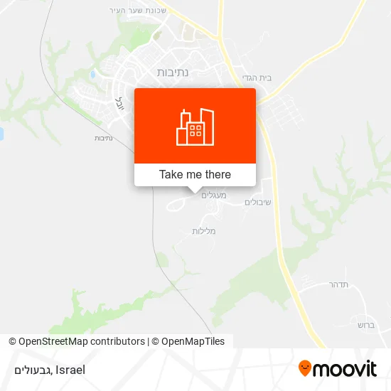 Карта גבעולים