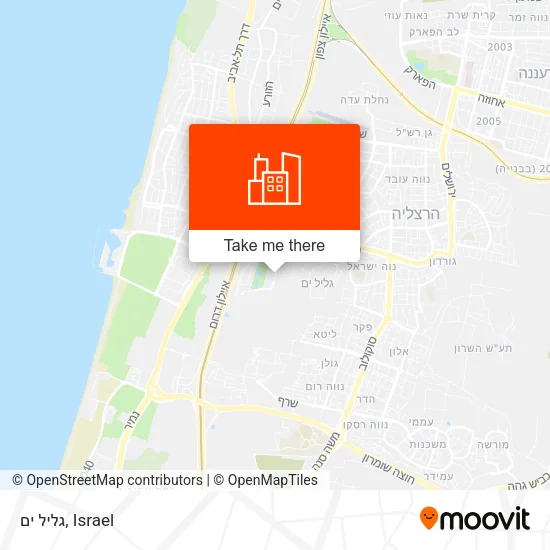 Карта גליל ים