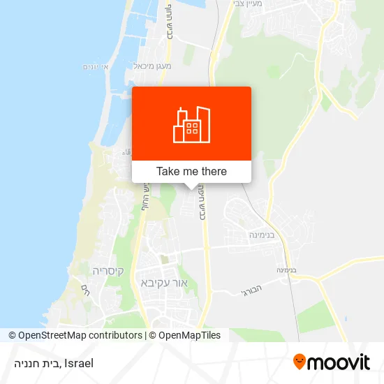 Карта בית חנניה