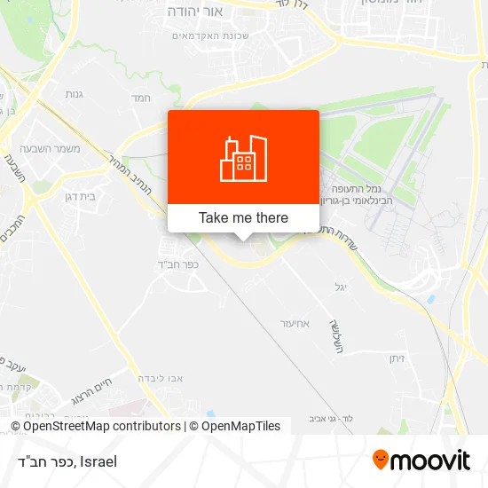 Карта כפר חב"ד