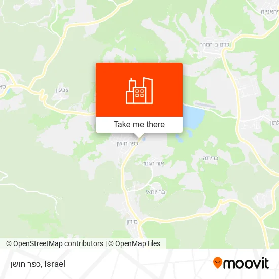 כפר חושן map