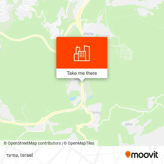 עמיעד map