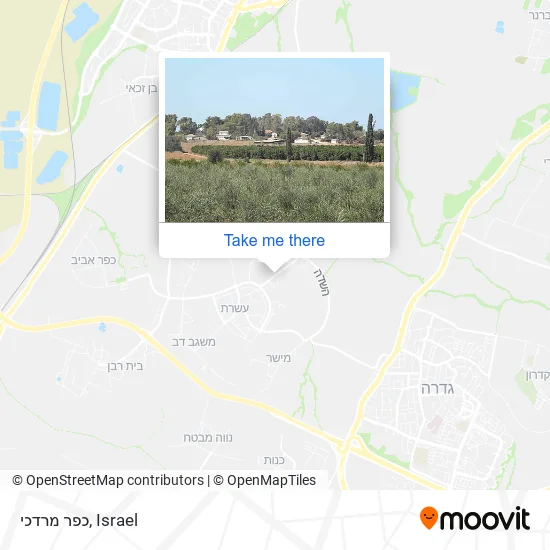 Карта כפר מרדכי