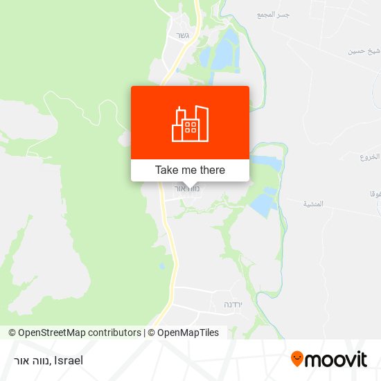 נווה אור map