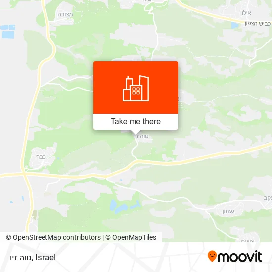 נווה זיו map
