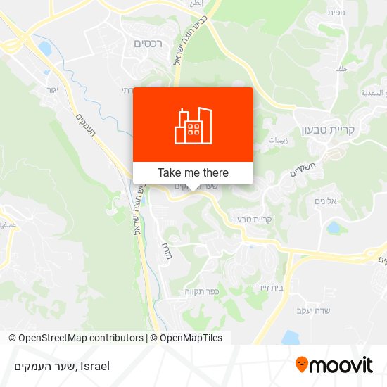 שער העמקים map