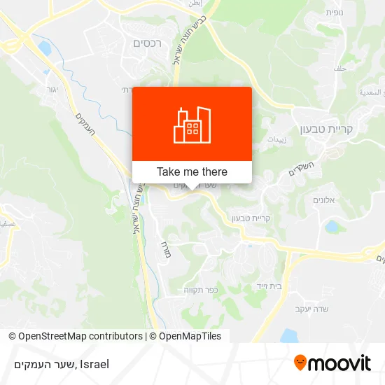 Карта שער העמקים