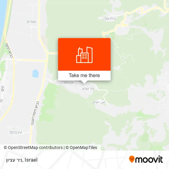 Карта ניר עציון