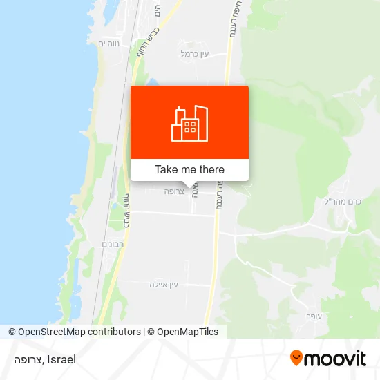 צרופה map