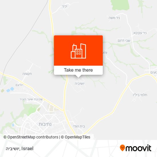 יושיביה map
