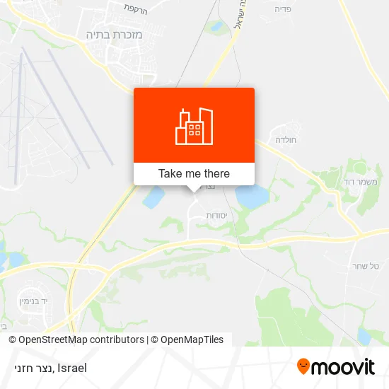 נצר חזני map