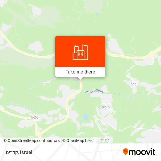 קדרים map