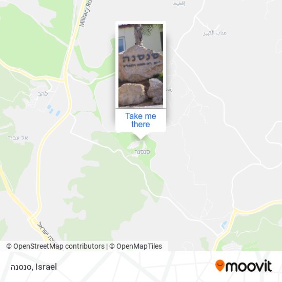 סנסנה map