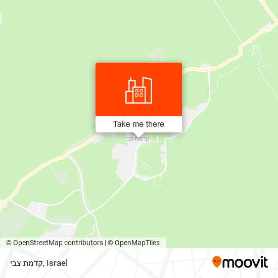 קדמת צבי map