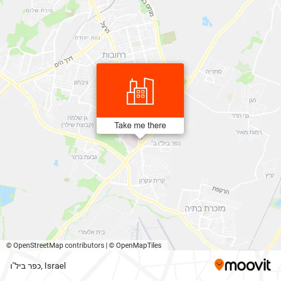Карта כפר ביל"ו