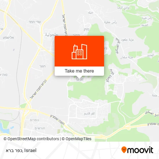 כפר ברא map