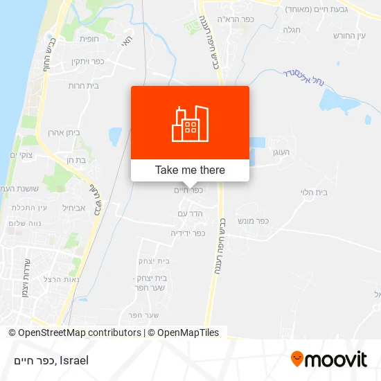 Карта כפר חיים