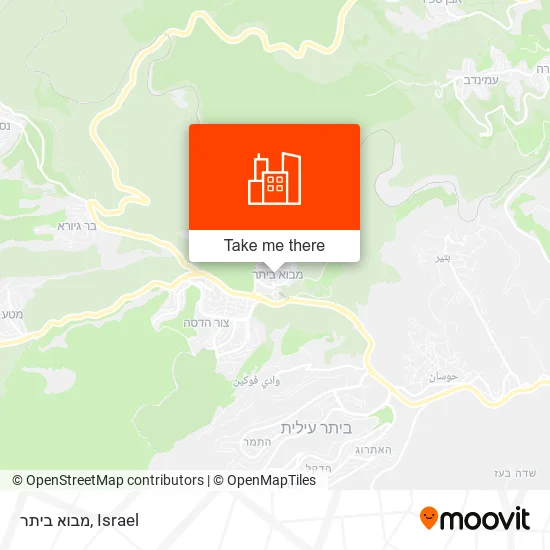 Карта מבוא ביתר