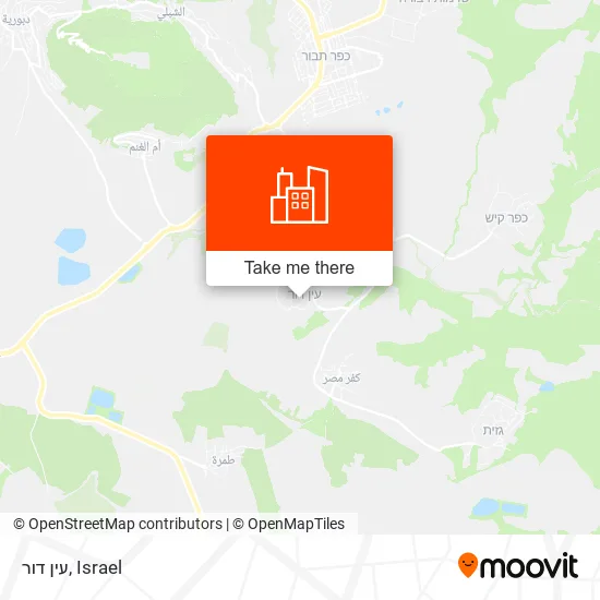 Карта עין דור