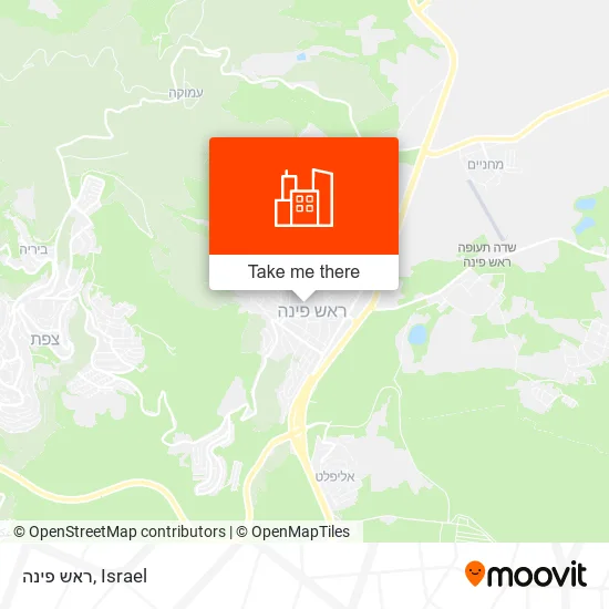 Карта ראש פינה