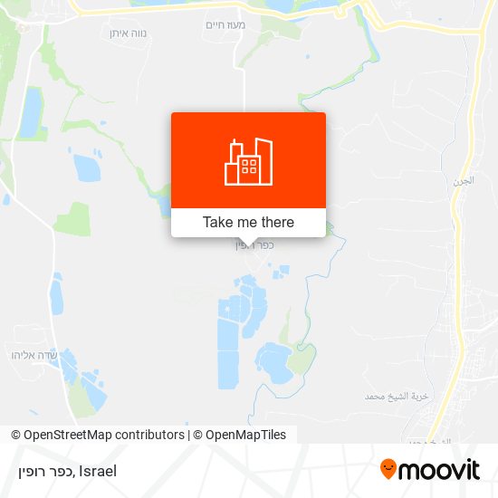 Карта כפר רופין