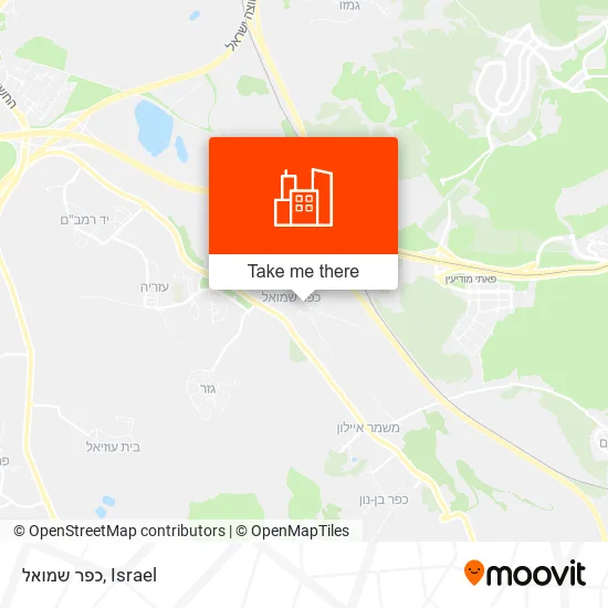Карта כפר שמואל