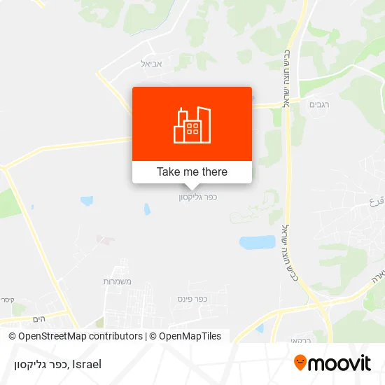 Карта כפר גליקסון
