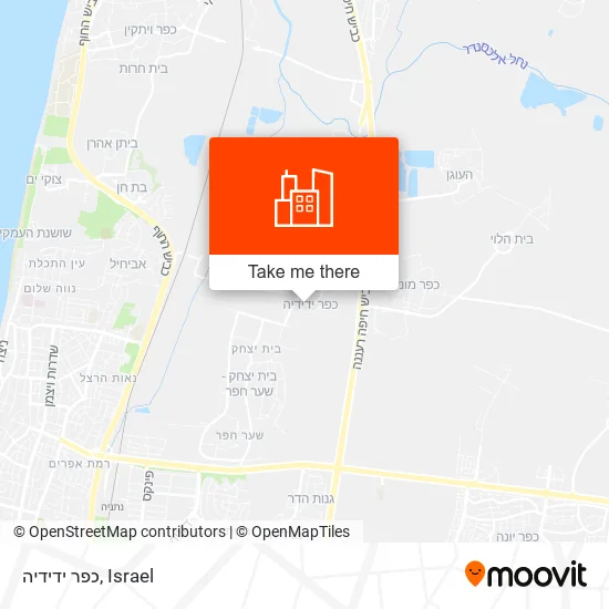 Карта כפר ידידיה