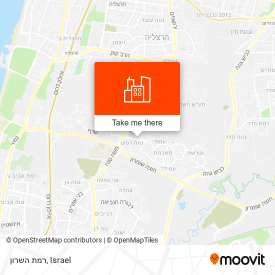 Карта רמת השרון