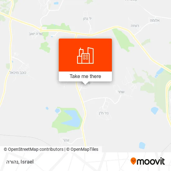 נהורה map