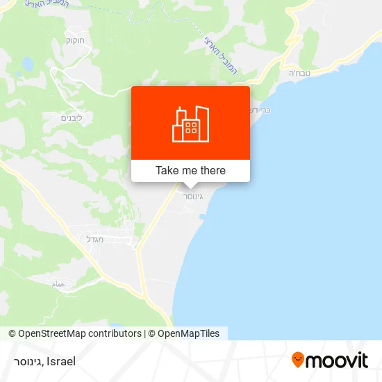 גינוסר map