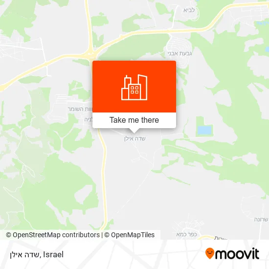Карта שדה אילן