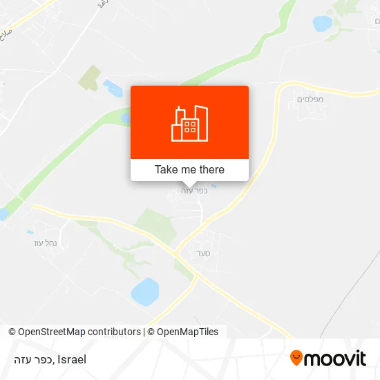 Карта כפר עזה