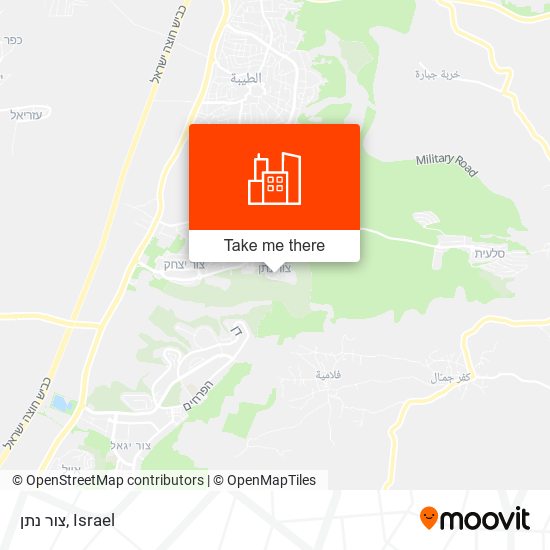 צור נתן map