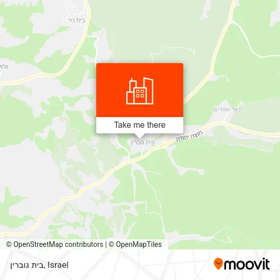 Карта בית גוברין