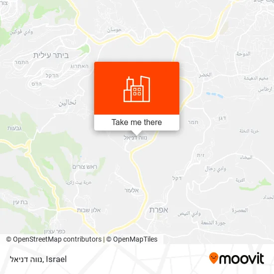 Карта נווה דניאל